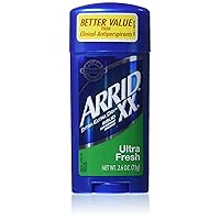 Arrid Xx Solid Antiperspirant Deodorant Ultra Fresh 2.6 Oz (6 Pack)