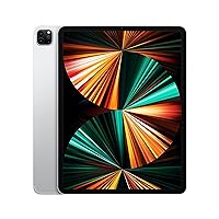 2021 Apple 12.9-inch iPad Pro (Wi‑Fi + Cellular, 1TB) - Silver (Renewed)