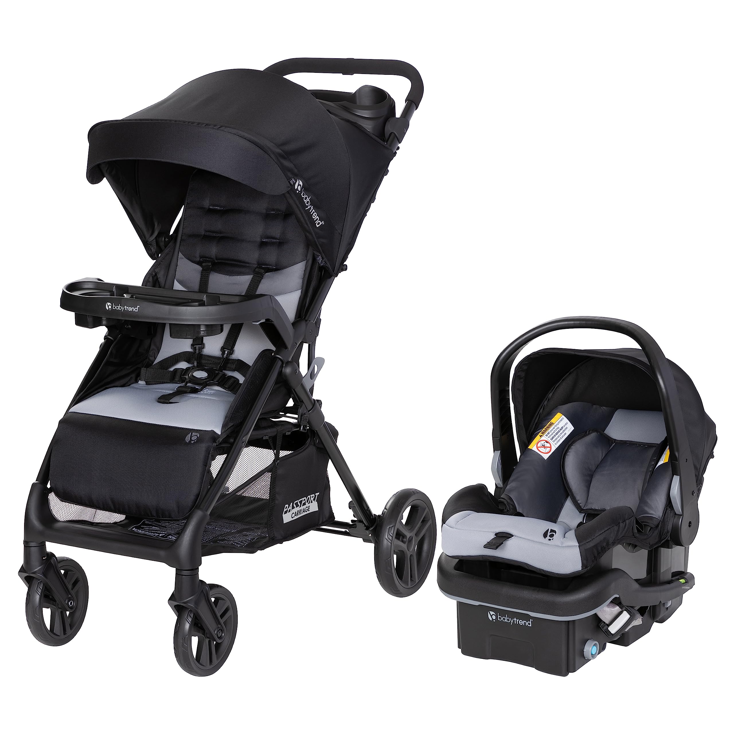 Baby Trend Passport Carriage Travel System (with EZ-Lift™ 35 Plus), Dash Black