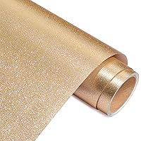 AHIJOY Champagne Gold Shimmer Vinyl Permanant Adhesive 12