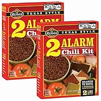 Wick Fowler's 2-Alarm Chili Kit, Texas Style Chili Seasoning Mix with Individual Packs of Spices, 3.3 Ounce Box (Pack of 2)