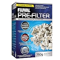 Fluval Pre-Filter Media, Mechanical Filter Media for Aquariums, Ceramic Rings, 26.45 oz., A1470