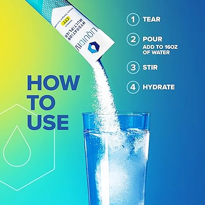 Liquid I.V. Hydration Multiplier - Passion Fruit - Hydration Powder Packets | Electrolyte Drink Mix | Easy Open Single-Serving Stick | Non-GMO | 16 Sticks