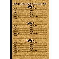 Vinyl Record Collection Inventory | Vinyl Record Collector Log Book | A Simple Way To Keep Track And Review Your Collection | 6-inch X 9-inch (Small Size)