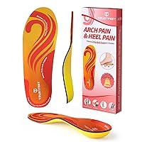 Plantar Fasciitis Relief Insoles for Arch Pain Relief,Heel Pain Relief,Flat Feet,250+lbs Heavy Duty Support Orthotics Inserts,Men Women High Arch Support Work Boot Shoe Insoles-A