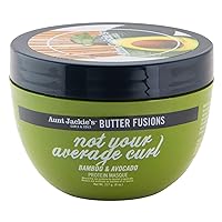 Butter Fusions Not Your Average Curl - Bamboo & Avocado Hair Conditioning Protein Masque, 8 oz