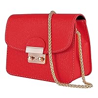 Small Crossbody Purses for Women Mini Size Faux Leather Chain Shoulder Bag Evening Clutch Purse Formal Ladies Bags