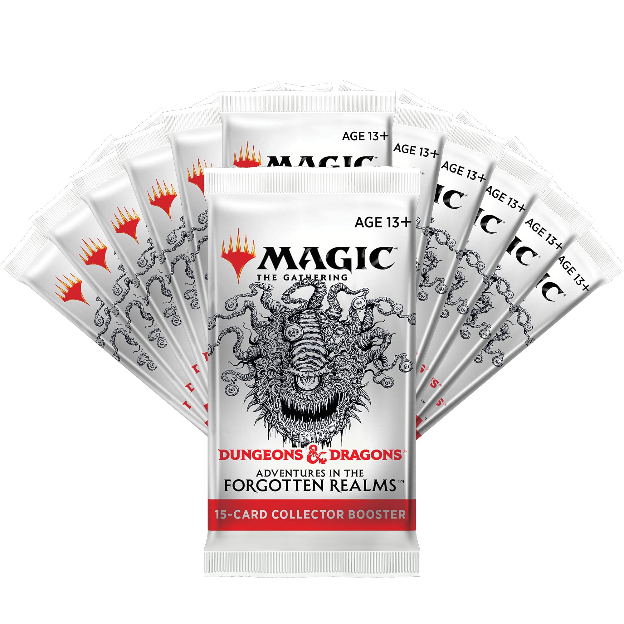 Magic: The Gathering Adventures in the Forgotten Realms Collector Booster Box | 12 Packs (180 Magic Cards)