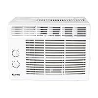Danby DAC050MB1WDB 5,000 Window Air Conditioner, 2 Cooling and Fan Settings, Easy to Use Mechanical Rotary Controls, Ideal for Rooms Up to 150 Square Feet, 5000 BTU, White