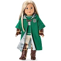 American Girl Harry Potter 18-inch Doll Slytherin Quidditch Uniform Outfit with Robe Featuring House Crest, For Ages 6+