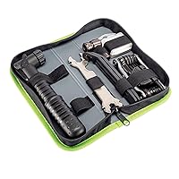 Kilimanjaro Cycle Series 40 Piece Bicycle Tool Repair Kit in Zip Pouch, Tire Levers, Wrenches - 910549ECE, Black