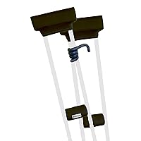 Crutcheze Crutch Pad & Crutches Holder Set - Premium USA Made Underarm Padding, Hand Grips and Holder for Crutches - Soft Padded Handles-Accessories for Adult & Youth Crutches - Hang Crutches Anywhere