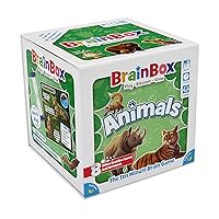 Animals Card Game - Memory & Observation Game, 55 Detailed Scene Cards, Family-Friendly Trivia Game for Kids & Adults, Ages 8+, 1+ Players, 10 Min Playtime, Made by Green Board Games