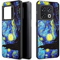 CoverON Designed for OnePlus 10 Pro Case, Slim Flexible TPU Phone Cover - Starry Night