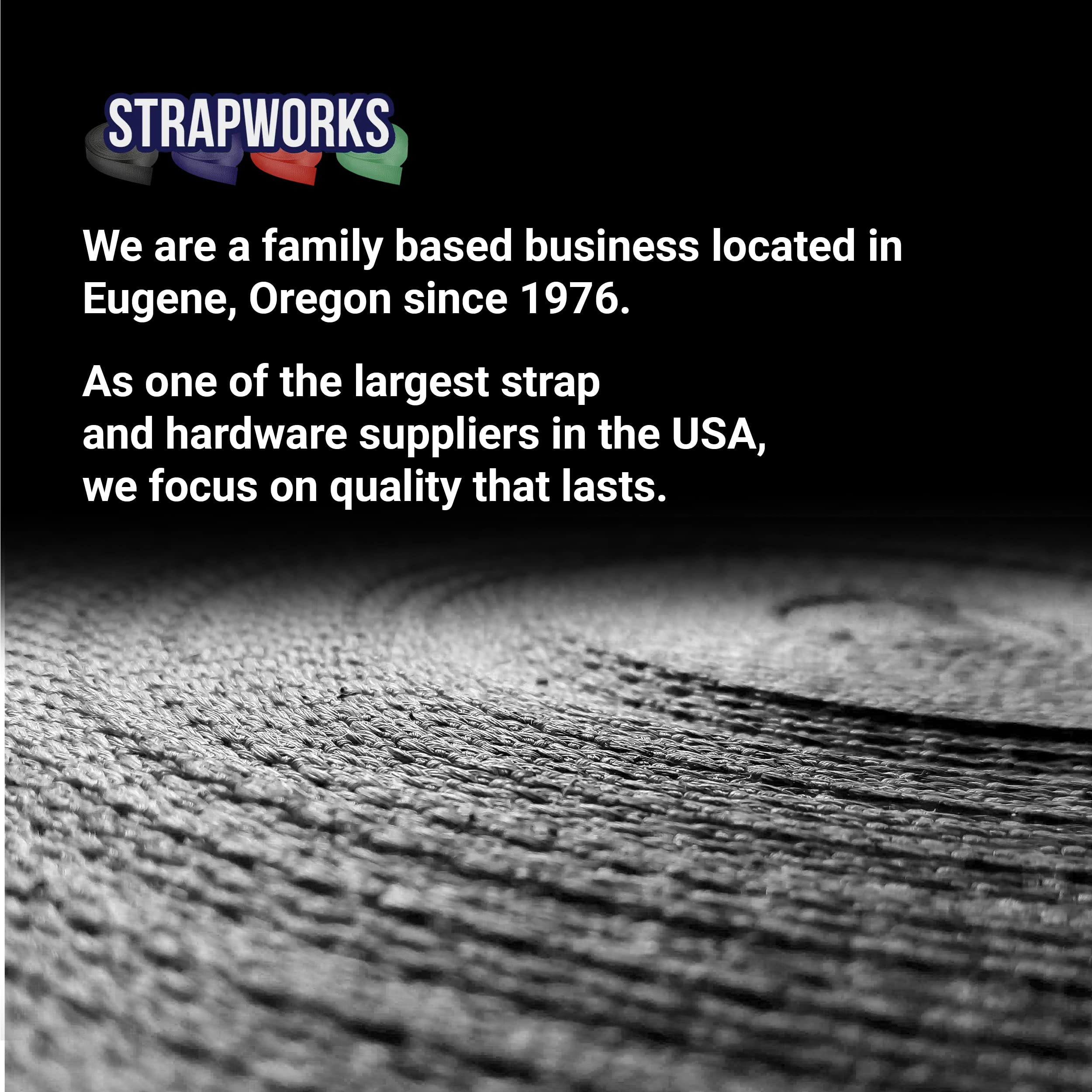 Strapworks Heavyweight Polypropylene Webbing - Heavy Duty Poly Strapping for Outdoor DIY Gear Repair, 3/4 Inch