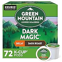 Green Mountain Coffee Roasters Dark Magic Decaf Keurig Single-Serve K-Cup pods, Dark Roast Coffee, 72 Count (6 Packs of 12)