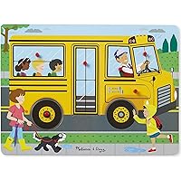 The Wheels on The Bus: 6-Piece Sound Puzzle Bundle with 1 M&D Scratch Fun Mini-Pad (07399)