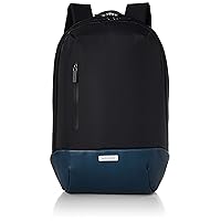 Moleskine Men's Women's Metro Backpack, 15-Inch Laptop Storage, Business Backpack, Black x Sapphire Blue