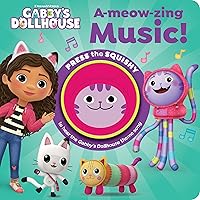 Gabby’s Dollhouse - A-meow-zing Music! Squishy Button Sound Book - Satisfying Tactile and Sensory Play - PI Kids Gabby’s Dollhouse - A-meow-zing Music! Squishy Button Sound Book - Satisfying Tactile and Sensory Play - PI Kids Board book