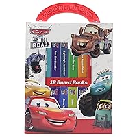Disney Pixar Cars Lightning McQueen, Mater, and More! - My First Library Board Book Block 12-Book Set - First Words, Alphabet, Numbers, and More! Baby Books - PI Kids