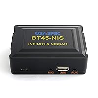 USA SPEC (BT45N-NIS) Bluetooth® Music & Phone Interface kit for Select (1999-2014) Nissan/Infiniti Models with or Without SAT Radio