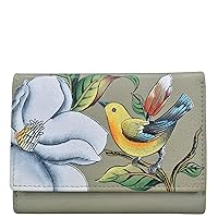 Anna by Anuschka Hand Painted Women’s Leather Ladies Three Fold Wallet