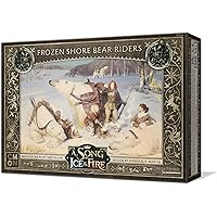 CMON A Song of Ice and Fire Tabletop Miniatures Game Frozen Shore Bear Riders Unit Box Strategy Game for Teens and Adults Ages 14+ 2+ Players Avg. Playtime 45-60 Minutes Made by CMON SIF414 Multicolor
