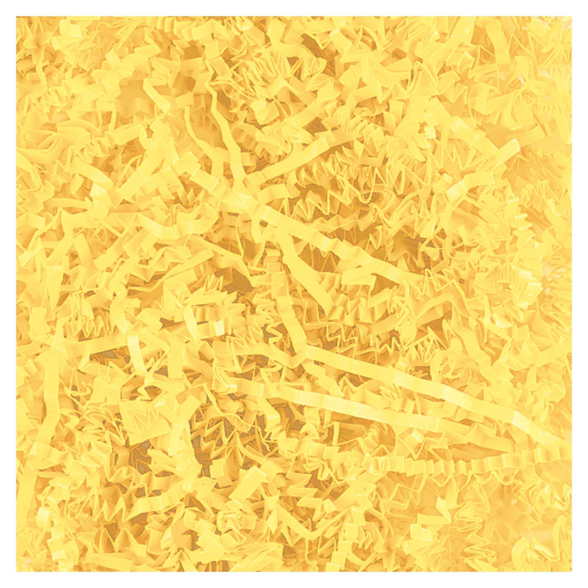 Vibrant Yellow Paper Shreds - 2oz., 1 Pack - Perfect for Gift Packaging, Decorations and Craft Projects
