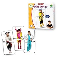 Learning Journey International Match It! - Who Am I? - Self-Correcting Matching Puzzle Set, Multicolor