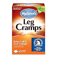 Hyland's Naturals Leg Cramps Caplets, Natural Relief of Calf, Leg and Foot Cramp, 40 Count Caplet