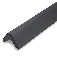 Ultra High-Density Heavy Duty Corner Guard Edge Protector & Bumper for Parking Garages, Workshops and Warehouses - Dark Grey, 24 Inches - 1 Each