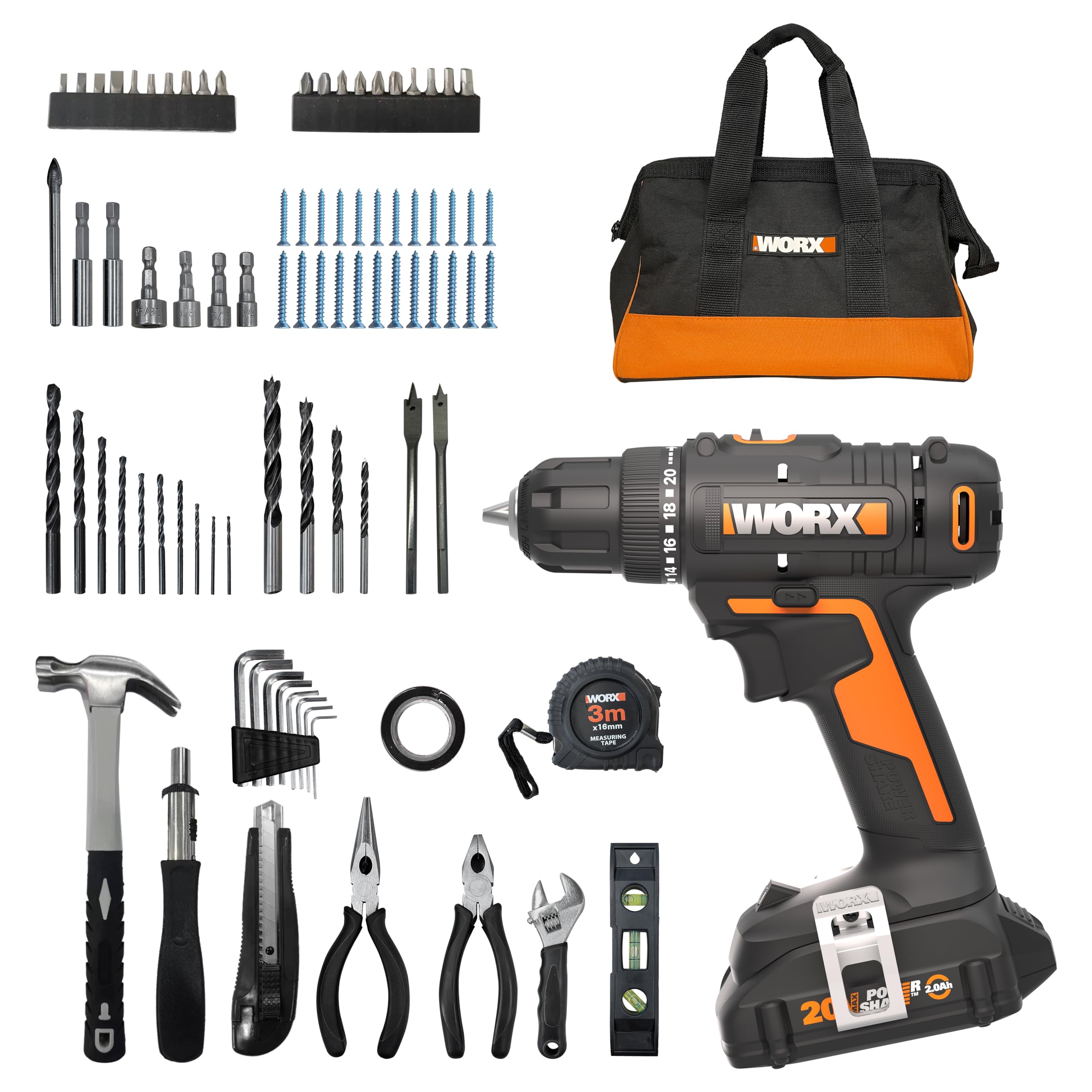 Worx 20V 3/8