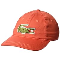 Lacoste Men's Solid Big Croc Cap