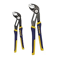 IRWIN Tools VISE-GRIP GrooveLock Pliers Set, V-Jaw, 2 Piece, 2078709
