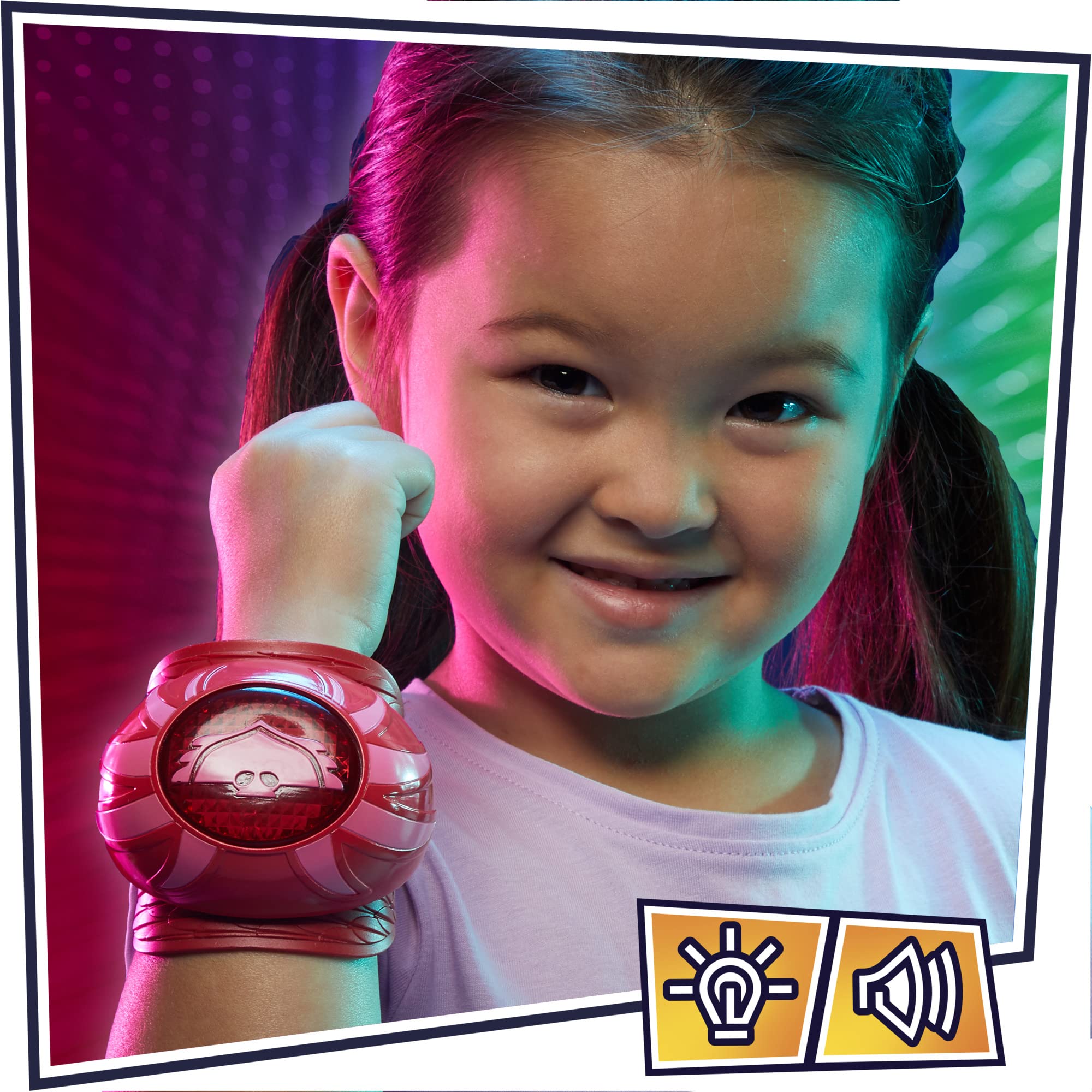PJ-Masks Owlette Power Wristband Preschool Toy, PJ-Masks-Costume Wearable with Lights and Sounds for Kids Ages 3 and Up