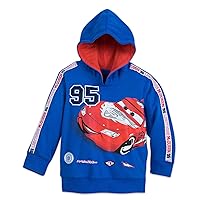 Disney Lightning McQueen Hooded Fleece Top for Boys - Cars Multi