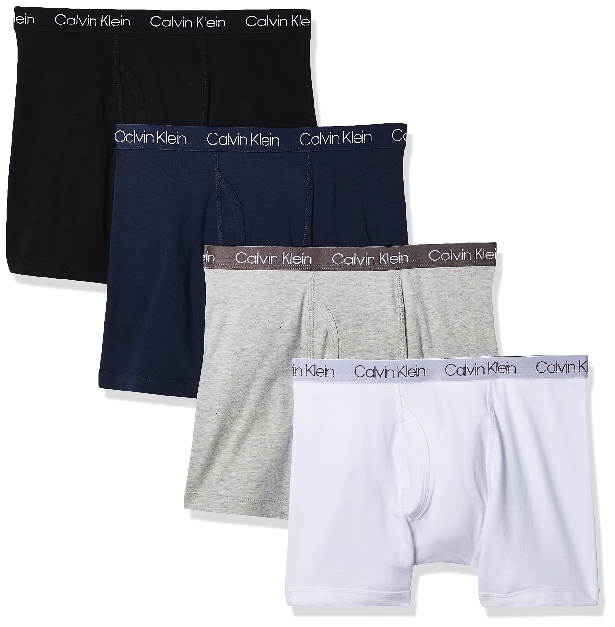 Calvin Klein Boys' Underwear 4 Pack Boxer Briefs Value Pack