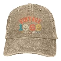 Womens Baseball Cap 55th Birthday Gifts Athletic Hats for Men Retro Cap Trendy Vintage 1969 Sports Caps