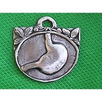 Tin/Silver Stomach Milagro Ex Voto