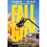 The Fall Guy 2024 Movie Poster Home Decor 11x17, Unframed