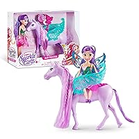 Fairy Princess &Unicorn by ZURU, Dolls, Poseable Fashion Doll, Hair Styling for Kids, Gifts for Girls 4-8, Removable Dress, Pretend Play