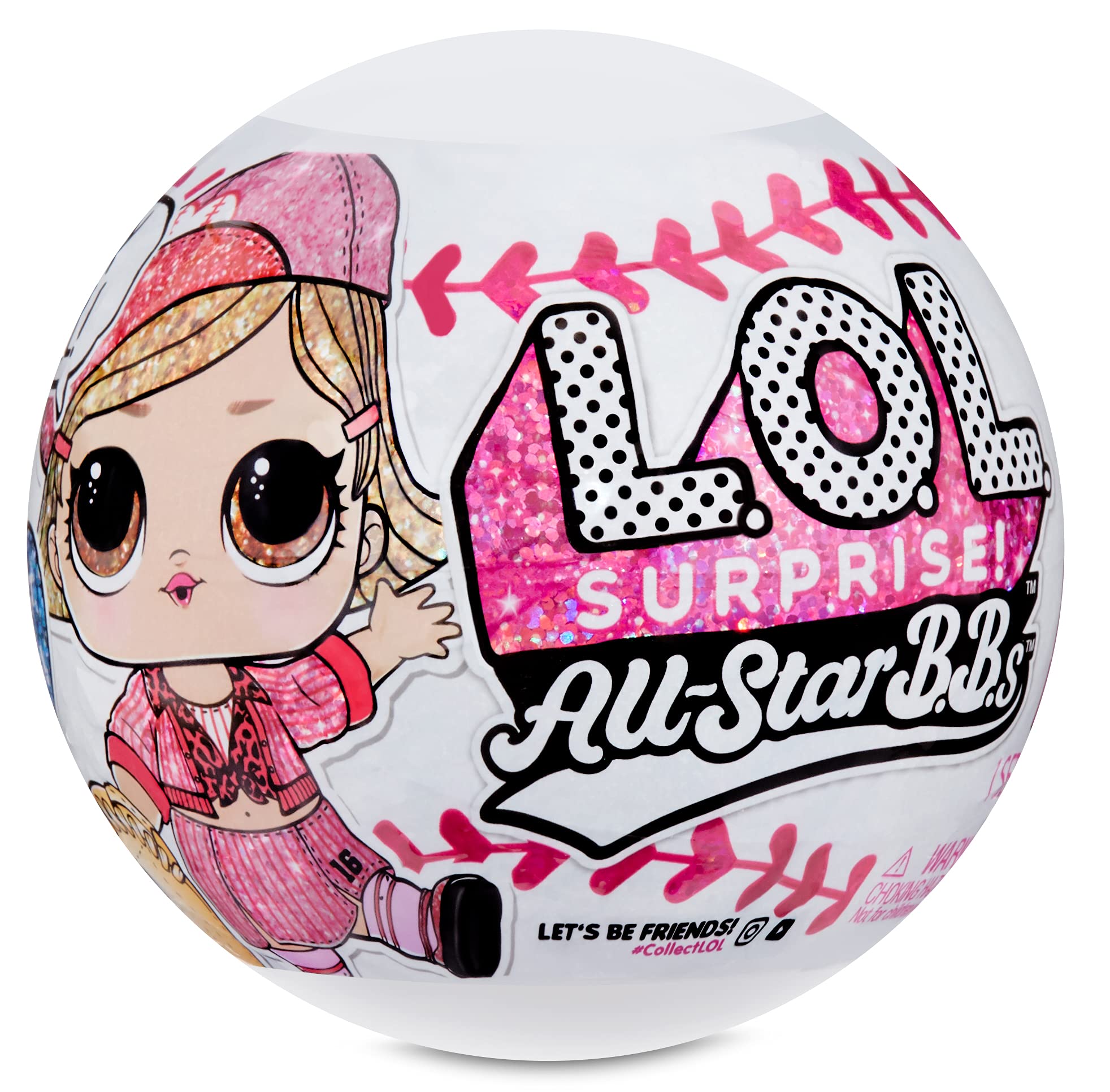 LOL Surprise All Star Sports Ultimate Collection Series 1 with 12 Sparkly Baseball Dolls, Each 8+ Surprises, Ultra-Rare Beatnik Babe, 2 Teams, Gift for Kids, Toy for Girls Boys Ages 4 5 6 7+ Years Old