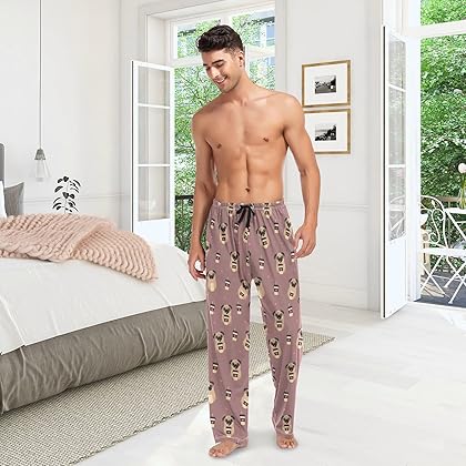 ALAZA Men's Pajama Pants Soft Long Sleep Pants Lounge Pajama Bottoms with Pockets