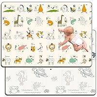 Kids Play Mat - Foldable and Extra Large - Easy Storage and Travel - Reversible Foam Play Mat for Infants, Babies, Toddler, and Kids - Baby Play Mat