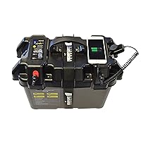 Trolling Motor Smart Battery Box Power Center with USB and DC Ports