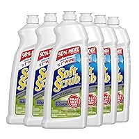 Soft Scrub Antibacterial Cleaner with Bleach Surface Cleanser, 36 Ounce (Pack of 6)