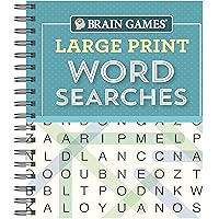 Brain Games - Large Print Word Searches (Teal) Brain Games - Large Print Word Searches (Teal) Spiral-bound
