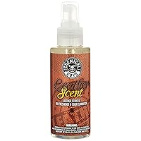 Chemical Guys AIR 102 04 Leather Scent Premium Air Freshener and Odor Eliminator, Long-Lasting, Just Like New Scent for Cars, Trucks, SUVs, RVs & More, 4 Fl Oz