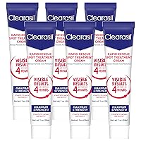 Clearasil Ultra Rapid Action Vanishing Treatment Cream, 1 oz. (Pack of 6)