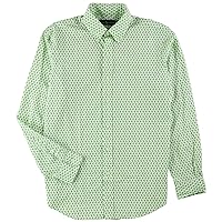 Ralph Lauren Men's Paisley Print Long Sleeve Shirt-G-S Green